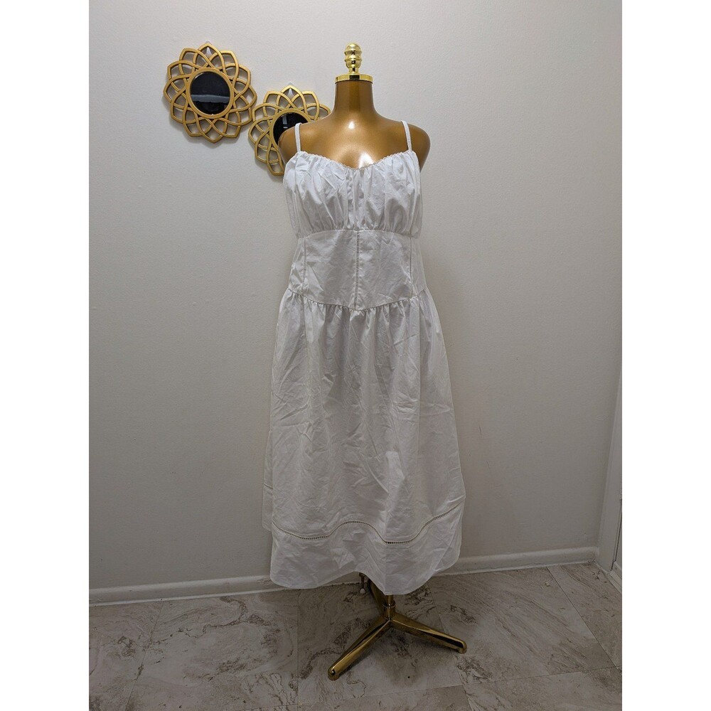 Women's Corset Midi Dress - A New Day™ White 3XL - Picture 3 of 6